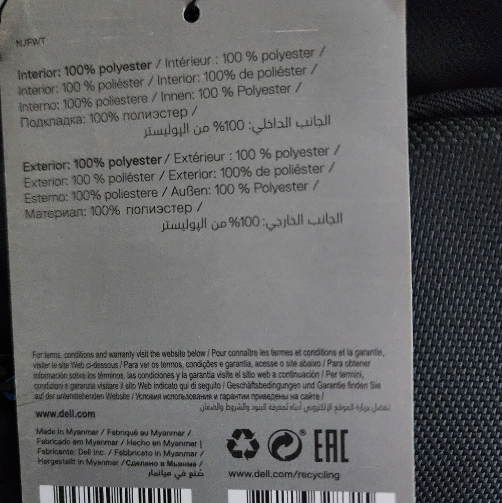 NWT Dell Pro Backpack 15 - Picture 9 of 11